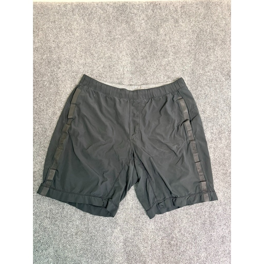 Lululemon Shorts‎ Men's Black Mid Rise Drawstring 8.5" Inseam Size M?